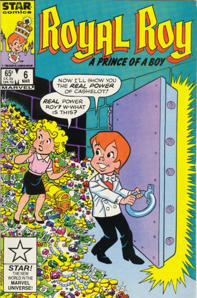 Cover for Royal Roy (Marvel, 1985 series) #6 [Direct]