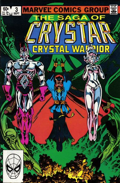 Cover for The Saga of Crystar, Crystal Warrior (Marvel, 1983 series) #3 [Direct]