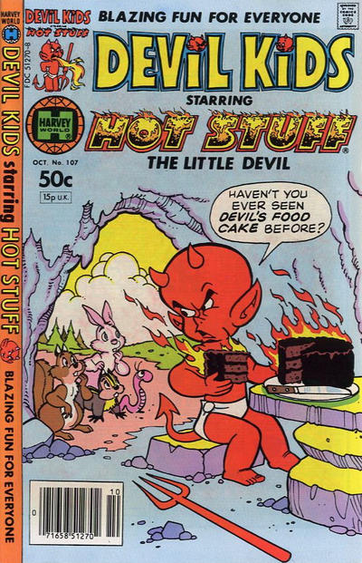 Cover for Devil Kids Starring Hot Stuff (Harvey, 1962 series) #107