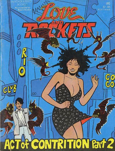 Cover for Love and Rockets (Fantagraphics, 1982 series) #6