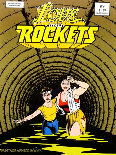 Cover for Love and Rockets (Fantagraphics, 1982 series) #9