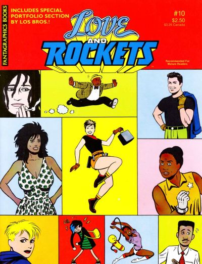 Cover for Love and Rockets (Fantagraphics, 1982 series) #10