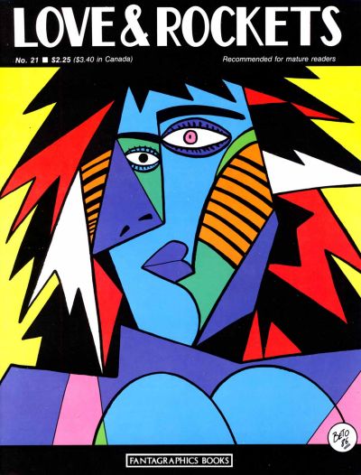 Cover for Love and Rockets (Fantagraphics, 1982 series) #21