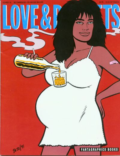 Cover for Love and Rockets (Fantagraphics, 1982 series) #36
