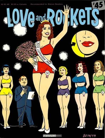 Cover for Love and Rockets (Fantagraphics, 1982 series) #45
