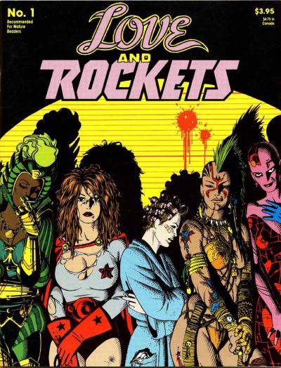 Cover for Love and Rockets (Fantagraphics, 1982 series) #1 [Third Printing]