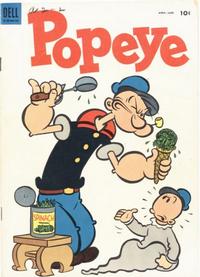Cover Thumbnail for Popeye (Dell, 1948 series) #28