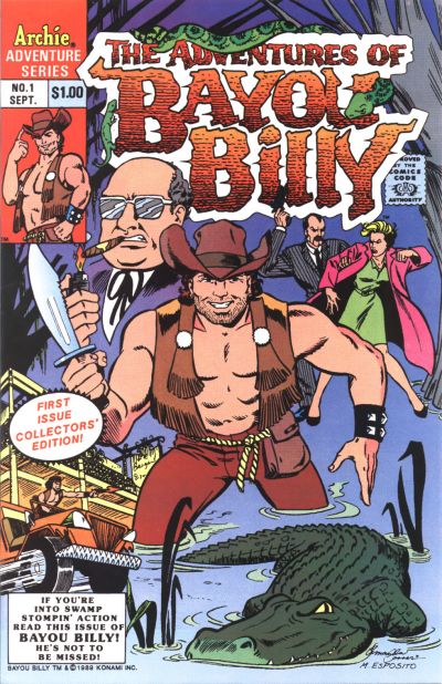 Cover for The Adventures of Bayou Billy (Archie, 1989 series) #1 [Direct]