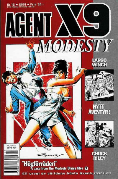 Cover for Agent X9 (Egmont, 1997 series) #12/2001