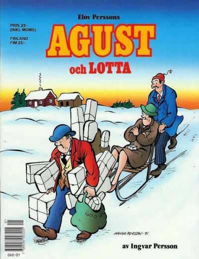 Cover for Agust och Lotta [julalbum] (Semic, 1988 series) #[1991]