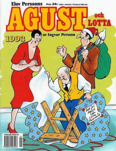 Cover for Agust och Lotta [julalbum] (Semic, 1988 series) #1993