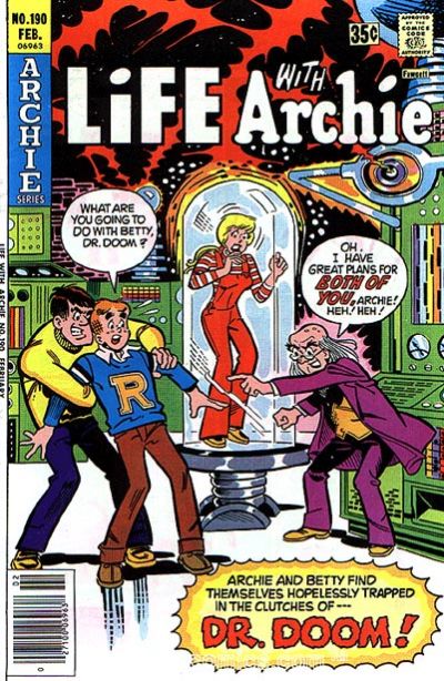 Cover for Life with Archie (Archie, 1958 series) #190