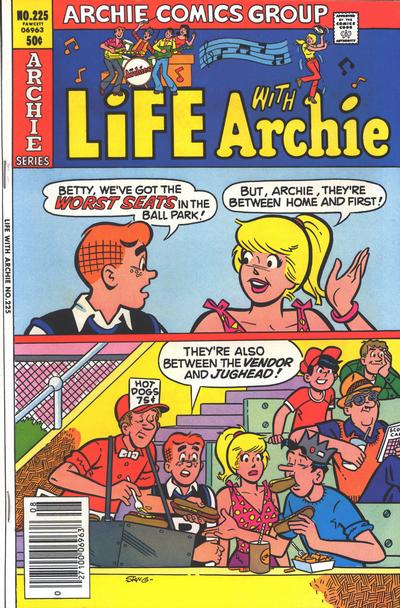 Cover for Life with Archie (Archie, 1958 series) #225