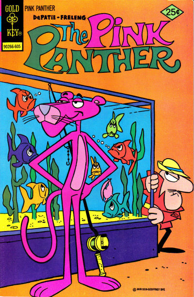 Cover for The Pink Panther (Western, 1971 series) #34 [Gold Key]