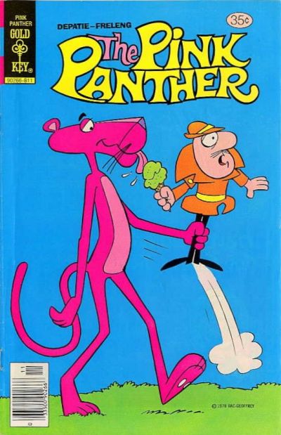 Cover for The Pink Panther (Western, 1971 series) #58 [Gold Key]