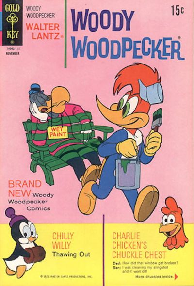 Cover for Walter Lantz Woody Woodpecker (Western, 1962 series) #120 [Gold Key]