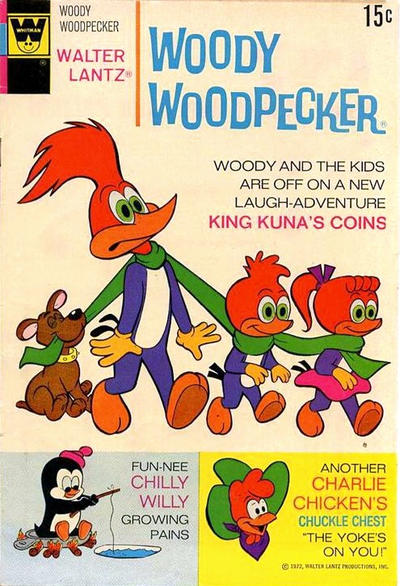 Cover for Walter Lantz Woody Woodpecker (Western, 1962 series) #122 [Whitman]