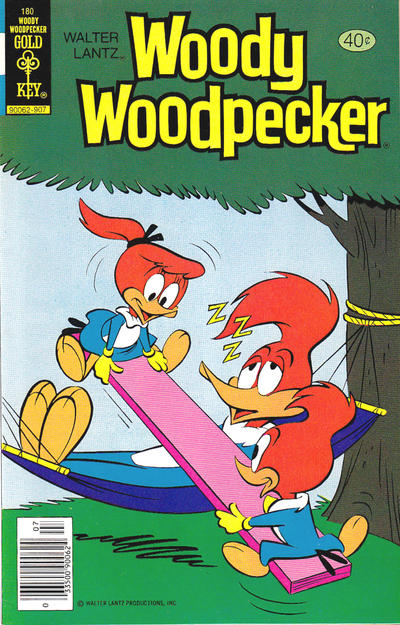 Cover for Walter Lantz Woody Woodpecker (Western, 1962 series) #180 [Gold Key]