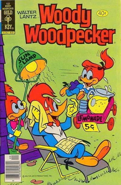 Cover for Walter Lantz Woody Woodpecker (Western, 1962 series) #182 [Gold Key]