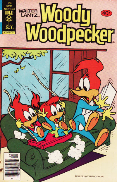 Cover for Walter Lantz Woody Woodpecker (Western, 1962 series) #186