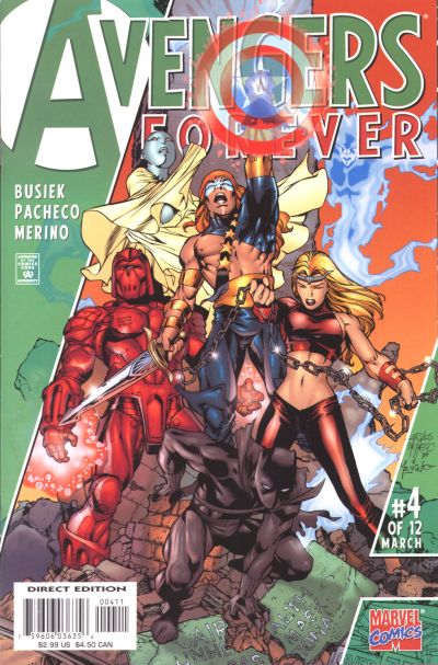 Cover for Avengers Forever (Marvel, 1998 series) #4 ["Avengers Tomorrow" Variant Cover]