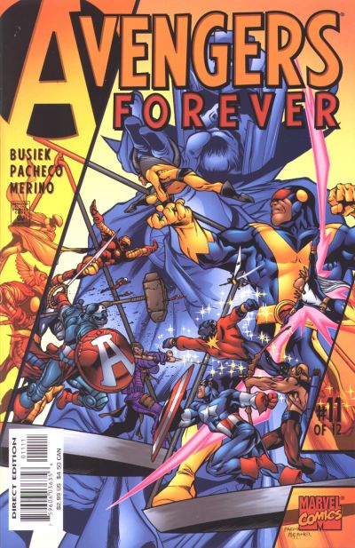 Cover for Avengers Forever (Marvel, 1998 series) #11 [Direct Edition]