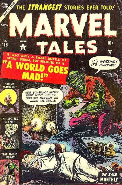 Cover for Marvel Tales (Marvel, 1949 series) #118