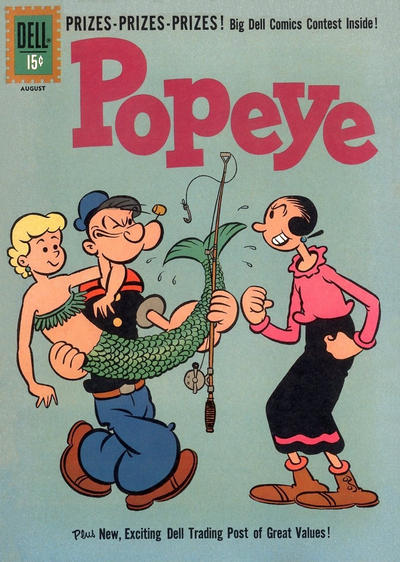 Cover for Popeye (Dell, 1948 series) #60
