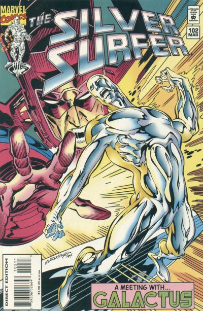 Cover for Silver Surfer (Marvel, 1987 series) #102