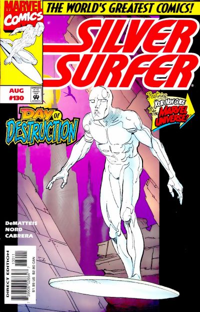 Cover for Silver Surfer (Marvel, 1987 series) #130