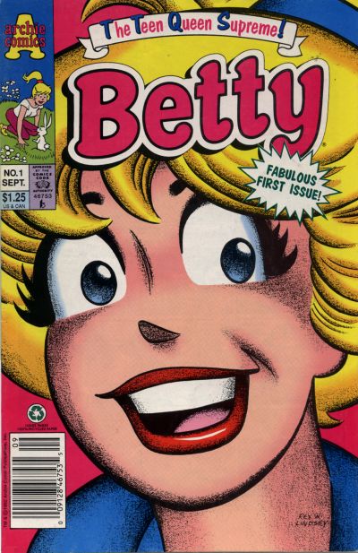 Cover for Betty (Archie, 1992 series) #1 [Newsstand]