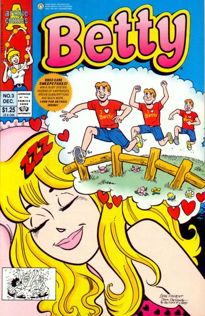 Cover for Betty (Archie, 1992 series) #3 [Direct]