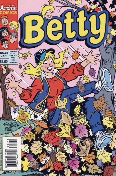 Cover for Betty (Archie, 1992 series) #21 [Direct Edition]