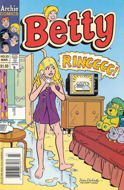Cover for Betty (Archie, 1992 series) #23 [Newsstand]