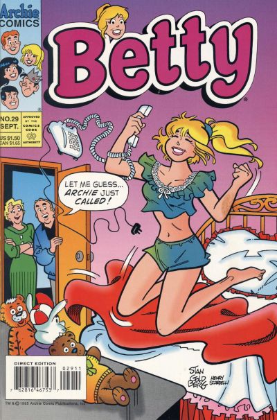 Cover for Betty (Archie, 1992 series) #29 [Direct Edition]
