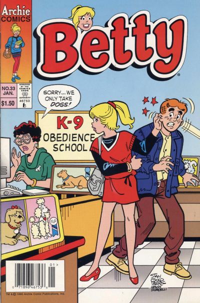 Cover for Betty (Archie, 1992 series) #33 [Newsstand]