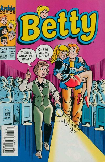 Cover for Betty (Archie, 1992 series) #44 [Direct Edition]