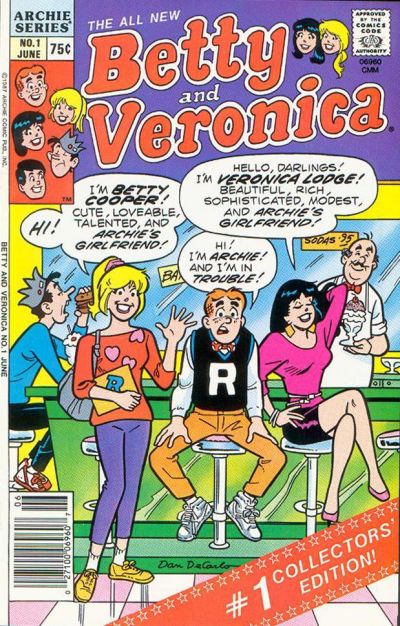 Cover for Betty and Veronica (Archie, 1987 series) #1 [Newsstand]