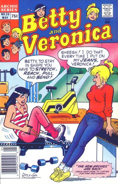 Cover for Betty and Veronica (Archie, 1987 series) #20 [Newsstand]