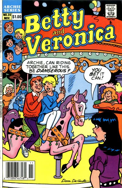 Cover for Betty and Veronica (Archie, 1987 series) #35 [Newsstand]