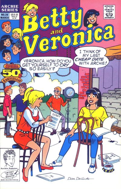 Cover for Betty and Veronica (Archie, 1987 series) #38 [Direct]