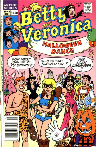 Cover for Betty and Veronica (Archie, 1987 series) #46 [Newsstand]