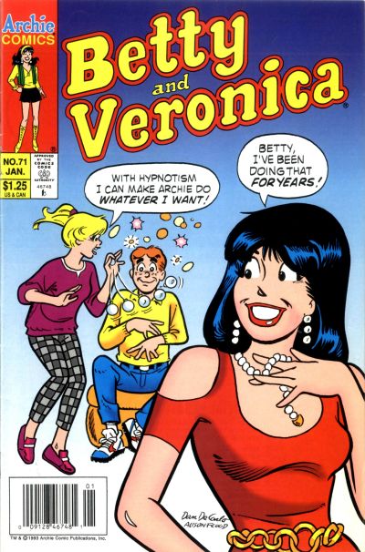 Cover for Betty and Veronica (Archie, 1987 series) #71 [Newsstand]