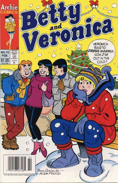 Cover for Betty and Veronica (Archie, 1987 series) #72 [Newsstand]