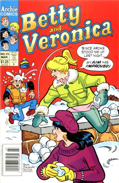 Cover for Betty and Veronica (Archie, 1987 series) #73 [Newsstand]