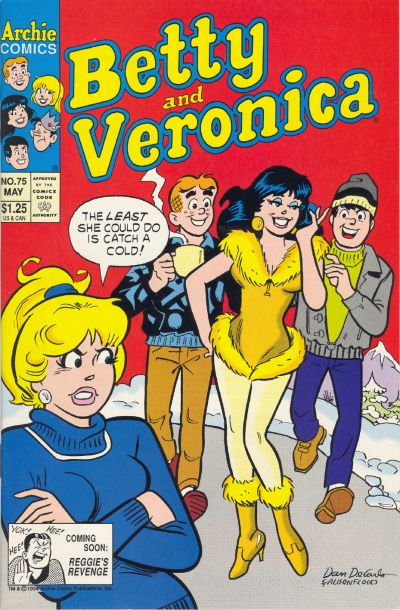 Cover for Betty and Veronica (Archie, 1987 series) #75 [Direct]