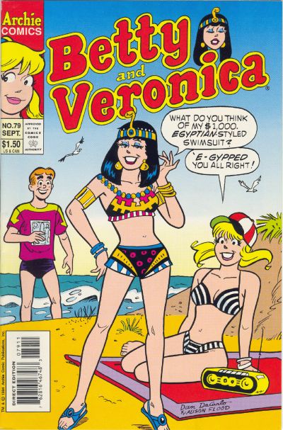 Cover for Betty and Veronica (Archie, 1987 series) #79 [Direct Edition]