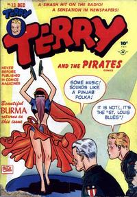 Cover Thumbnail for Terry and the Pirates Comics (Harvey, 1947 series) #13