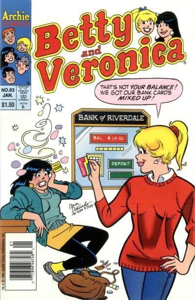 Cover for Betty and Veronica (Archie, 1987 series) #83 [Newsstand]