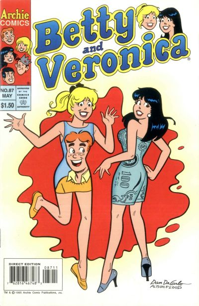 Cover for Betty and Veronica (Archie, 1987 series) #87 [Direct Edition]